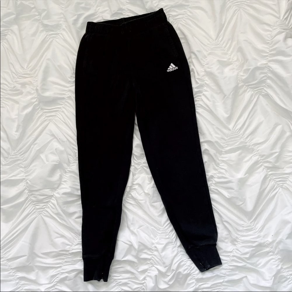 adidas logo joggers